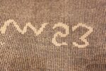 Weave detail Vintage art rug designed by Asger Oluf Jorn 70073 from Nazmiyal Antique rugs collection