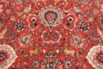 Close-up Antique floral Persian Tehran rug 70135 by Nazmiyal