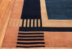 Corner Antique Indian Art deco rug 70099 by Nazmiyal