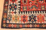 Corner Antique Kazak Caucasian rug 70122 by Nazmiyal