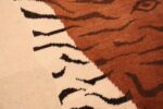 Detail Vintage Indian tiger rug 70097 by Nazmiyal
