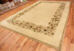 Full Antique room size French Art Deco designed by Leleu rug 70151 from the Nazmiyal collection,