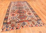 Full Antique Turkish Konya Kilim Rug 70121 by Nazmiyal