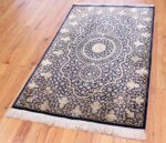 Full Fine Persian silk Qum rug 70117 by Nazmiyal