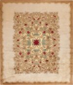 Full view Antique room size French Art Deco rug 70146 by Nazmiyal