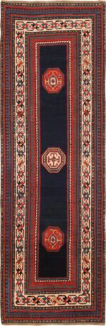 Full view Antique Talish Caucasian runner rug #70127 by Nazmiyal Antique Rugs