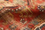 Pile Antique Shabby chic Caucasian Kazak rug 70141 by Nazmiyal