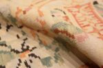 Pile Antique Floral Romanian Bessarabian Kilim rug 70101 by Nazmiyal