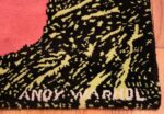 Signature Vintage Andy Warhol Flowers rug 70138 by Nazmiyal