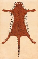 Full Picture of Vintage Indian Tiger Design Rug #70097 from Nazmiyal Antique Rugs in NYC