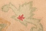 Weave detail Antique Green French Art Deco rug 70152 designed by Leleu from the Nazmiyal collection