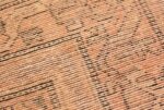 Weave detail Antique Persian Malayer rug 50043 by Nazmiyal
