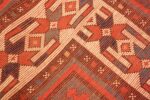 Weave detail Antique Talish Caucasian runner rug 70127 by Nazmiyal