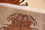 Weave Vintage Indian tiger rug 70097 by Nazmiyal
