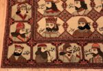 Corner Persian Kashan Mohtasham rug 70160 by Nazmiyal