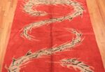 Field Antique Indian Dragon design rug 70150 by Nazmiyal
