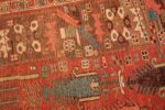 Weave detail Small Antique Persian Bidjar rug 70155 by Nazmiyal