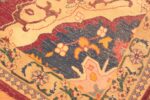 Weave detail Vintage Indian Cotton Agra rug 70167 by Nazmiyal
