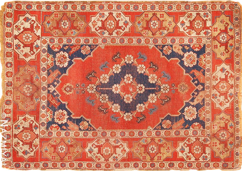 17th Century Antique  Transylvanian Manisa Province Rug from Nazmiyal Antique Rugs in NYC