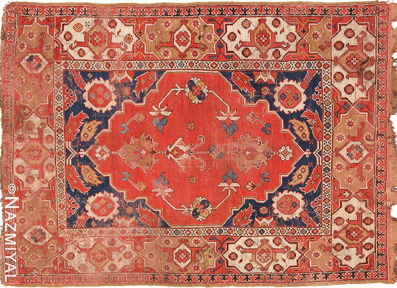 Antique 17th Century Transylvanian rug 70179 from Nazmiyal Antique Rugs in NYC