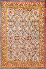 Antique Persian Silk Heriz Rug 70216 from Nazmiyal Antique Rugs in NYC