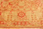 Border antique Oushak Turkish rug 70235 by Nazmiyal