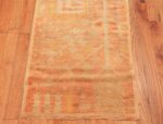 Bottom part antique Turkish Oushak runner rug 70223 by Nazmiyal