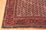Corner Antique Persian Qashqaie bird design rug 70212 by Nazmiyal
