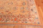 Corner antique Turkish Oushak Angora rug 70221 by Nazmiyal