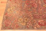 Corner floral square size Donegal Irish rug 70224 by Nazmiyal