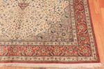 Corner vintage Persian Silk Qum rug 49700 by Nazmiyal