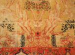 Detail antique Persian Senneh Vagireh textile 1672 by Nazmiyal