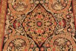 Field Antique Persian Silk Rashi embroidery textile 70225 by Nazmiyal