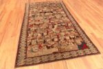 Full antique pictorial Persian Mohtashem rug 70217 by Nazmiyal