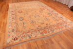 Full antique Turkish Oushak Angora rug 70221 by Nazmiyal