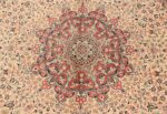 Medallion vintage Persian Silk Qum rug 49700 by Nazmiyal