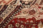 Pile Antique Persian Kashan Mohtasham rug 70175 by Nazmiyal