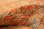 Pile antique Turkish Oushak Angora rug 70221 by Nazmiyal