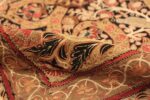 Pile Antique Persian Silk Rashi embroidery textile 70225 by Nazmiyal