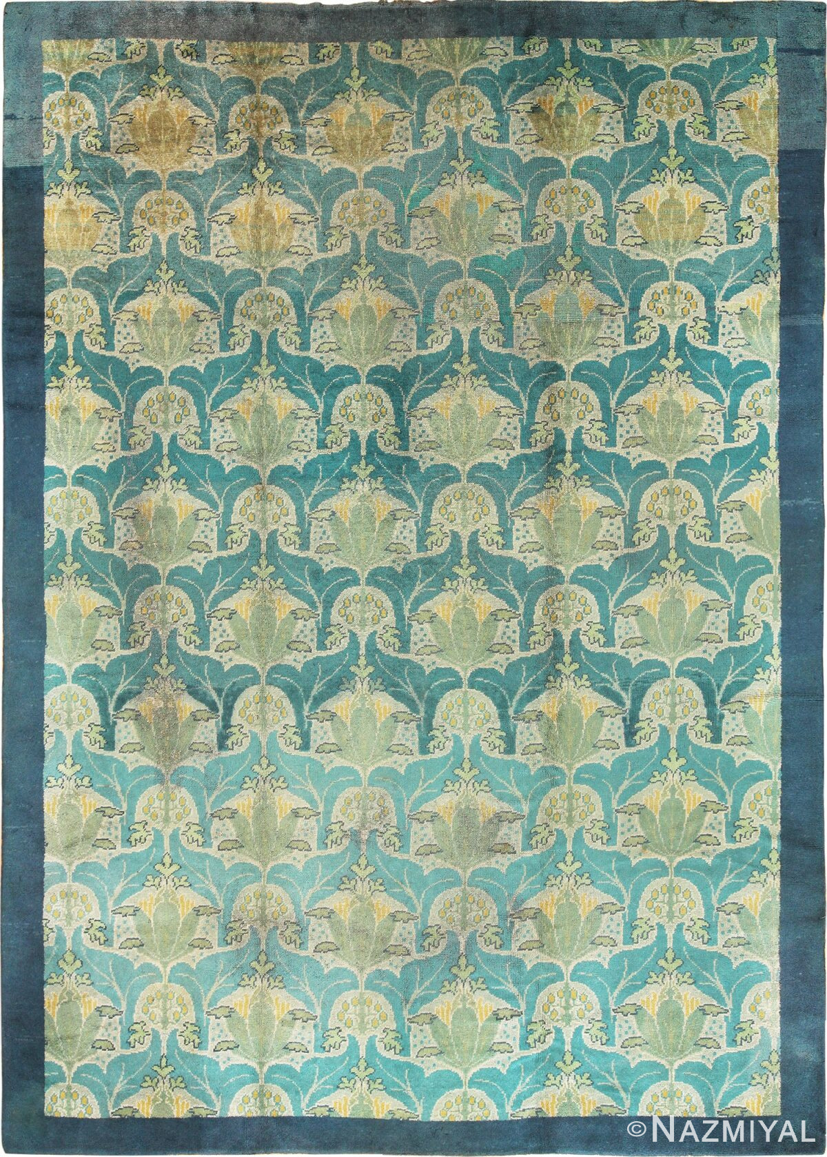 antique Arts and Crafts Donegal Irish rug 70236 by Nazmiyal