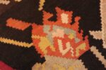 Weave detail Vintage Turkish Kilim rug 50541 by Nazmiyal