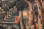 Animal detail antique French 18th Century tapestry 70241 Nazmiyal