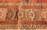 Antique Persian Serapi Rug Border 70242 by Nazmiyal Antique Rugs in NYC