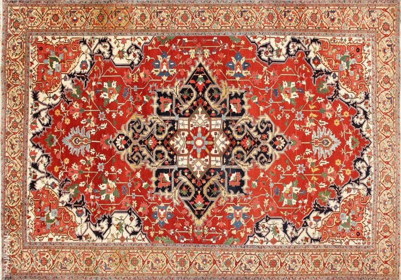 Antique Persian Serapi Rug Beautiful Antique Persian Serapi Rug Nazmiyal