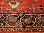Border Of Long and Narrow Size Antique Persian Heriz Rug 70261 by Nazmiyal Antique Rugs in NYC