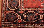 Corner of Long and Narrow Size Antique Persian Heriz Rug 70261 by Nazmiyal Antique Rugs in NYC