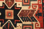 Design Close Up Rare Antique Caucasian Star Kazak Rug 70180 by Nazmiyal Antique Rugs in NYC