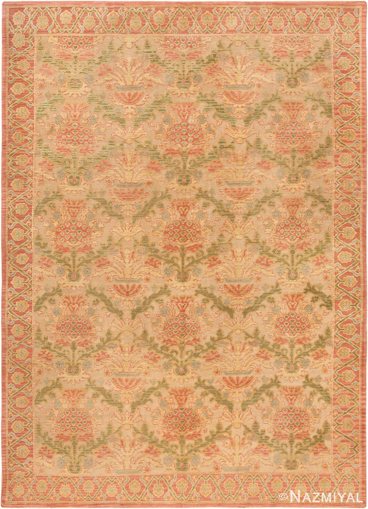 Decorative Room Size Vintage Spanish Rug #70263 by Nazmiyal Antique Rugs in NYC