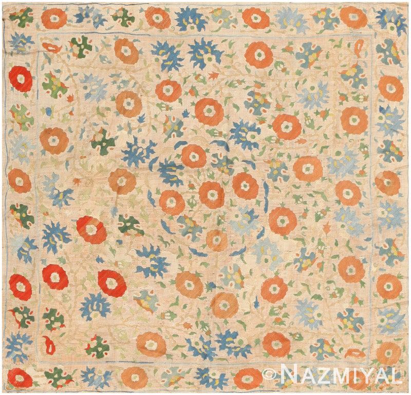 Ottoman Embroidery Textile Antique 18th Century Ottoman Embroidery Textile Nazmiyal