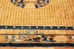 Border Detail Of Antique 18th Century Chinese Ningxi Rug 70129 by Nazmiyal Antique Rugs im NYC